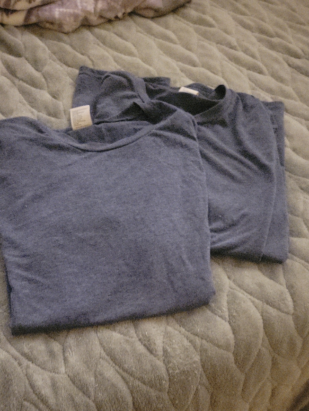 2-Pack Gray Crew Neck Tees